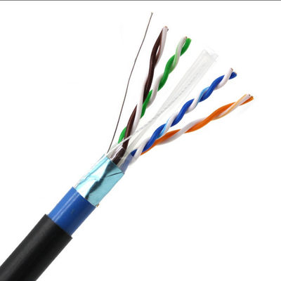 FTP Double sheath outdoor Pure Copper Cat6 Ethernet Cable