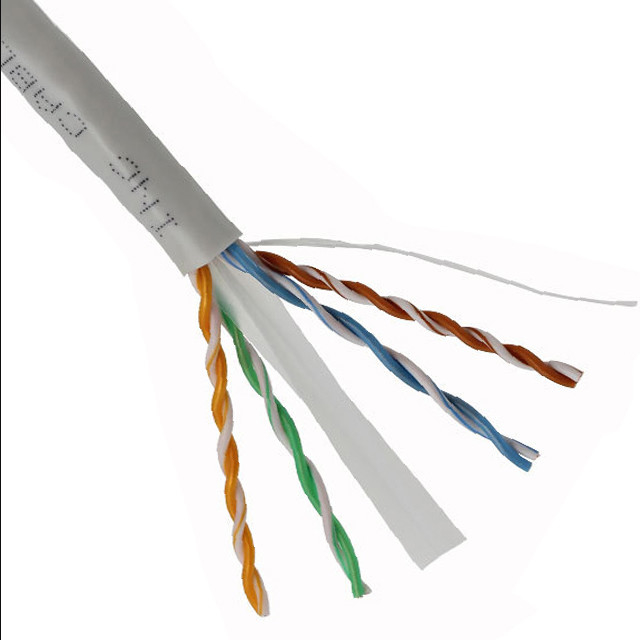 SF/UTP 6は24AWG 23AWG Cat5e猫6屋内UTP LANケーブルを組み合わせる