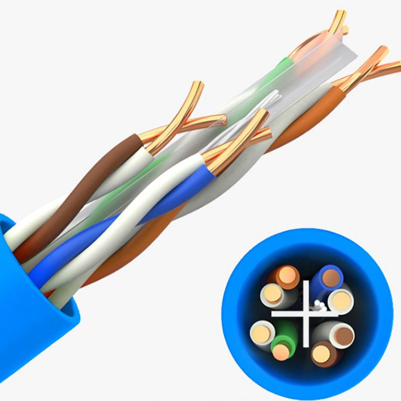 高速Cat6UTPLANケーブルとイーサネットケーブル ネットワーク305M 長さ23AWG