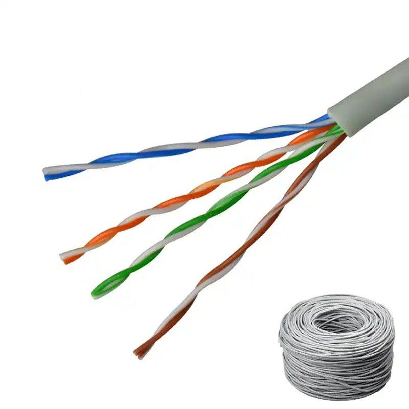 RJ45 LANケーブル カテゴリー 5e 24 AWG 導体計 PVC ジャケット シームレス接続