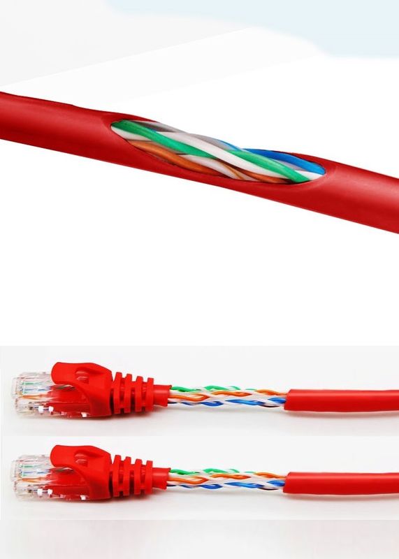 UTP シールド 24AWG Cat6 パッチコード イーサネット パッチケーブル