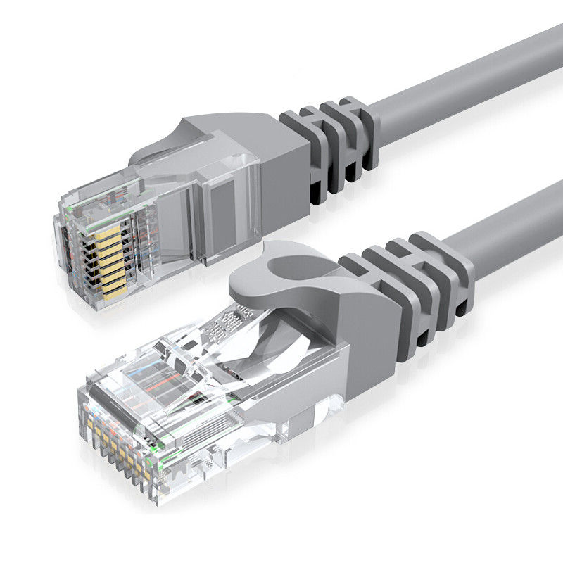 UTP 4PR 24AWG 1M Cat5eのパッチ・コード、イーサネット ケーブル50のFtのCat5eの