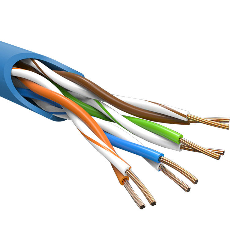 UTP 4PR 24AWG 1M Cat5eのパッチ・コード、イーサネット ケーブル50のFtのCat5eの