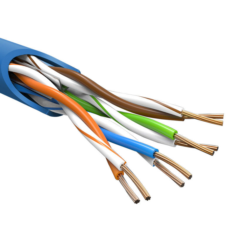 カスタマイズされた色の屋内RJ45コネクターCat6のポリ塩化ビニール ジャケットの銅をパッチ・コード
