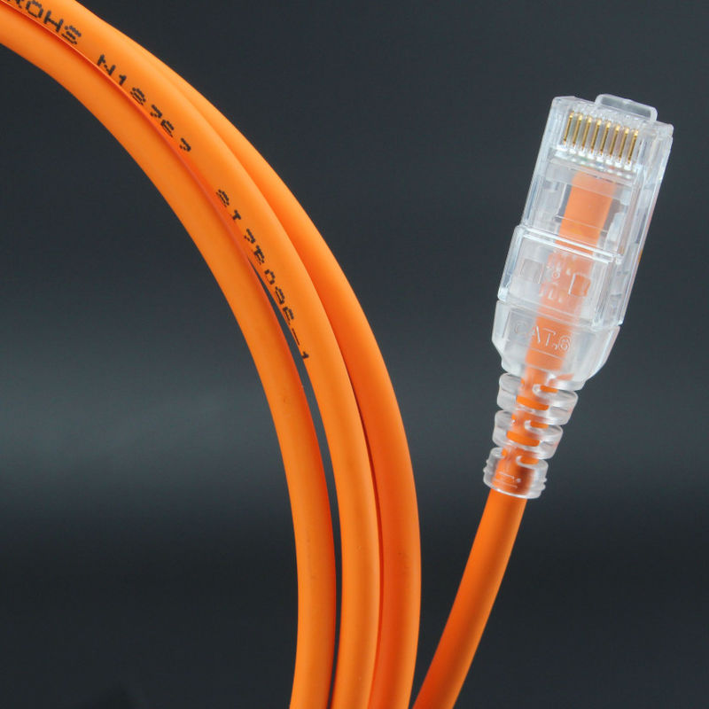高速安定したLSZHポリ塩化ビニールCat6のパッチ・コード、イーサネット ケーブル1000のFtのCat6の