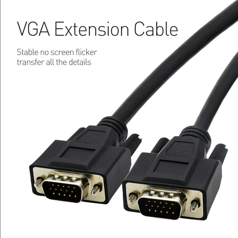 金はプロジェクター監視テレビのための高速VGAのモニター ケーブルをめっきした