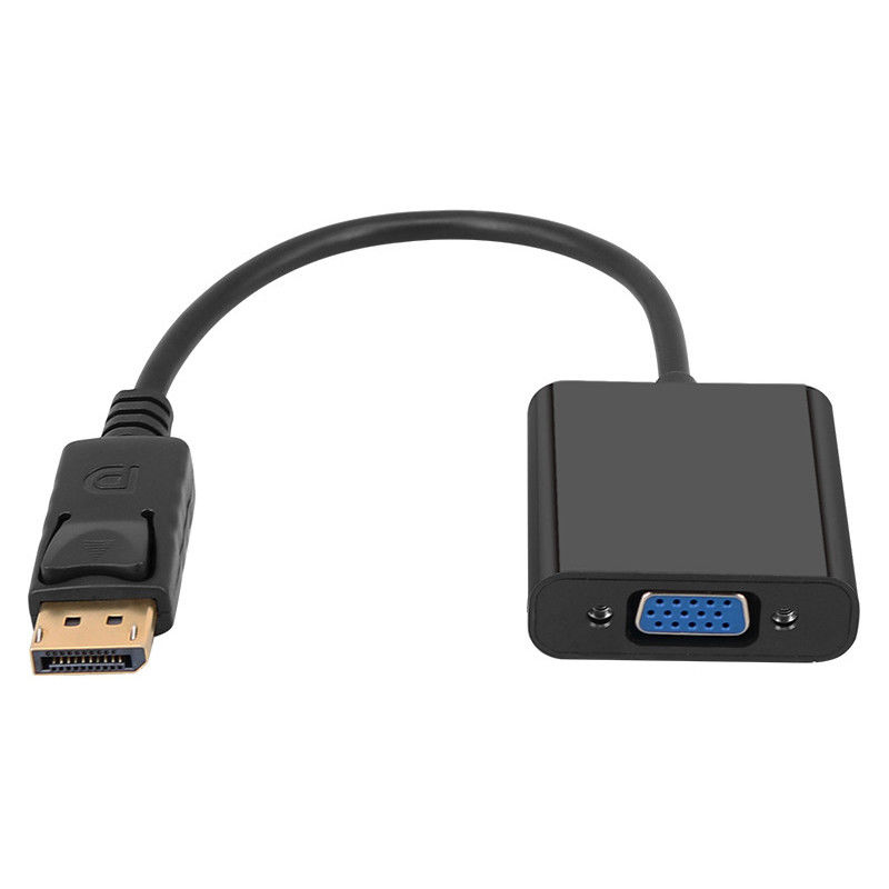 1080p落雷のVGAのモニター ケーブルへの女性VGA Displayportへの男性の表示ポート