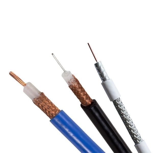 RG6 RG7 RG213 RG11 RF RG58同軸TVは黒い色をケーブルで通信する