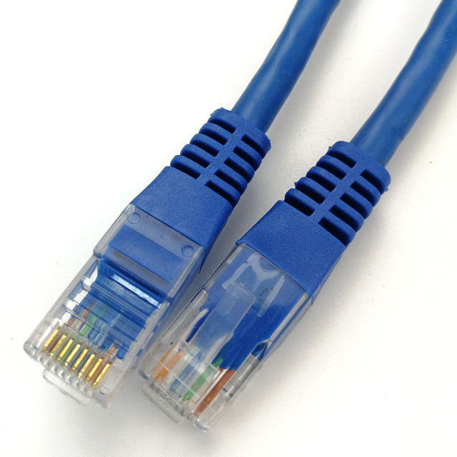 RJ45ネットワークのイーサネット パッチ・コード ケーブルの黄色へのUTP Cat5e Rj45
