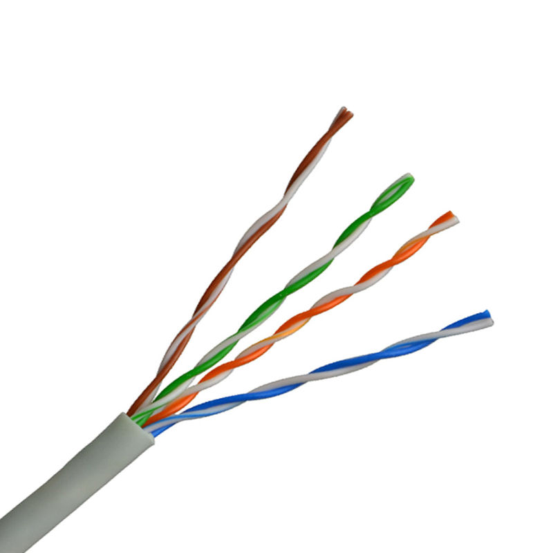 305M Cat5ネットワーク ロールUTP Cat5e LANケーブルの灰色色