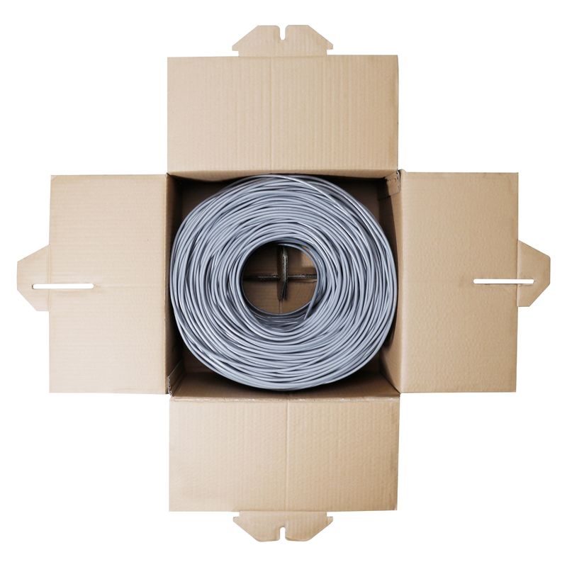 305m FTP Cat6はコード ネットワークLANケーブルのイーサネット盾FTPの銅をねじった