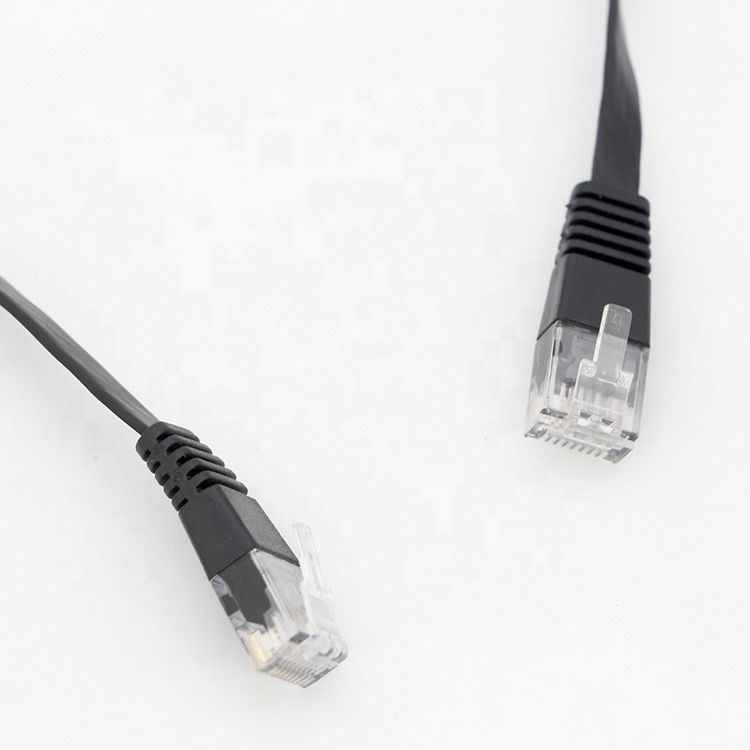 UTP 3M 5M 10MネットワークLANは産業Cat5 Cat6 Cat7 Cat8の平らなパッチ・コードをケーブルで通信する