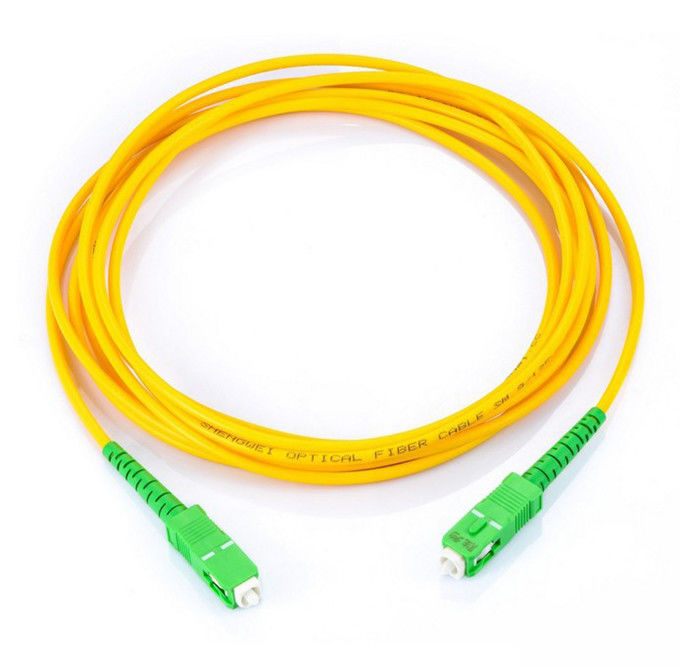 UPC/PC/APC SC LC ST FCの単一モードの多重モードの単信二重SM MM 3は繊維光学のパッチ・コードをメーターで計る