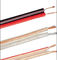 赤くおよび黒いジャケット対の平らなCCA 10AWGの合成の可聴周波ビデオ ケーブル